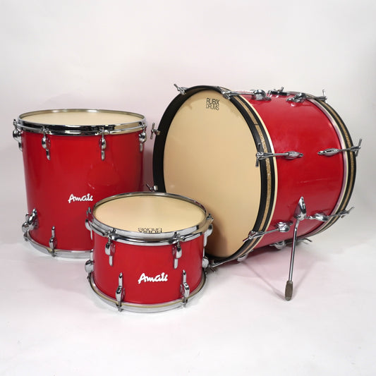 Amati 3-Piece Drum Set in Red 20,12,16