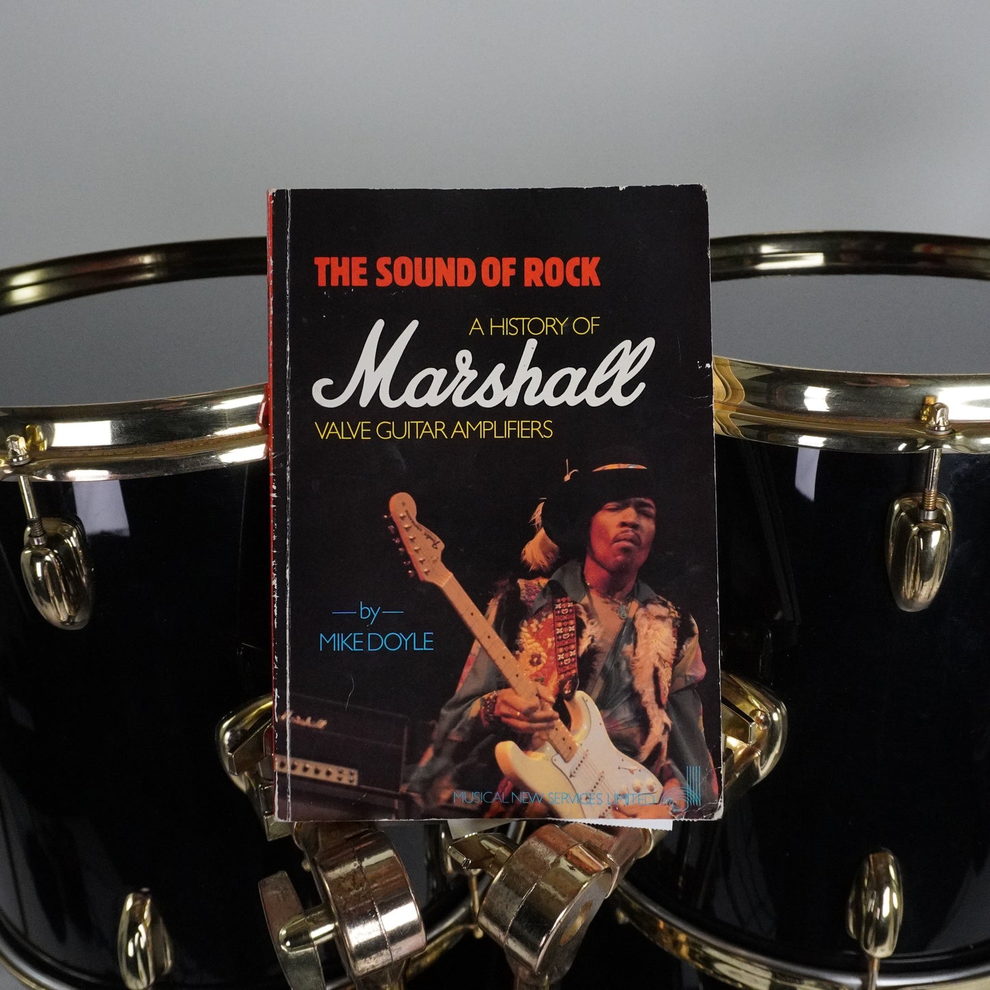 Jim Marshalls 8-teiliges Slingerland-Schlagzeug in Schwarz und Gold