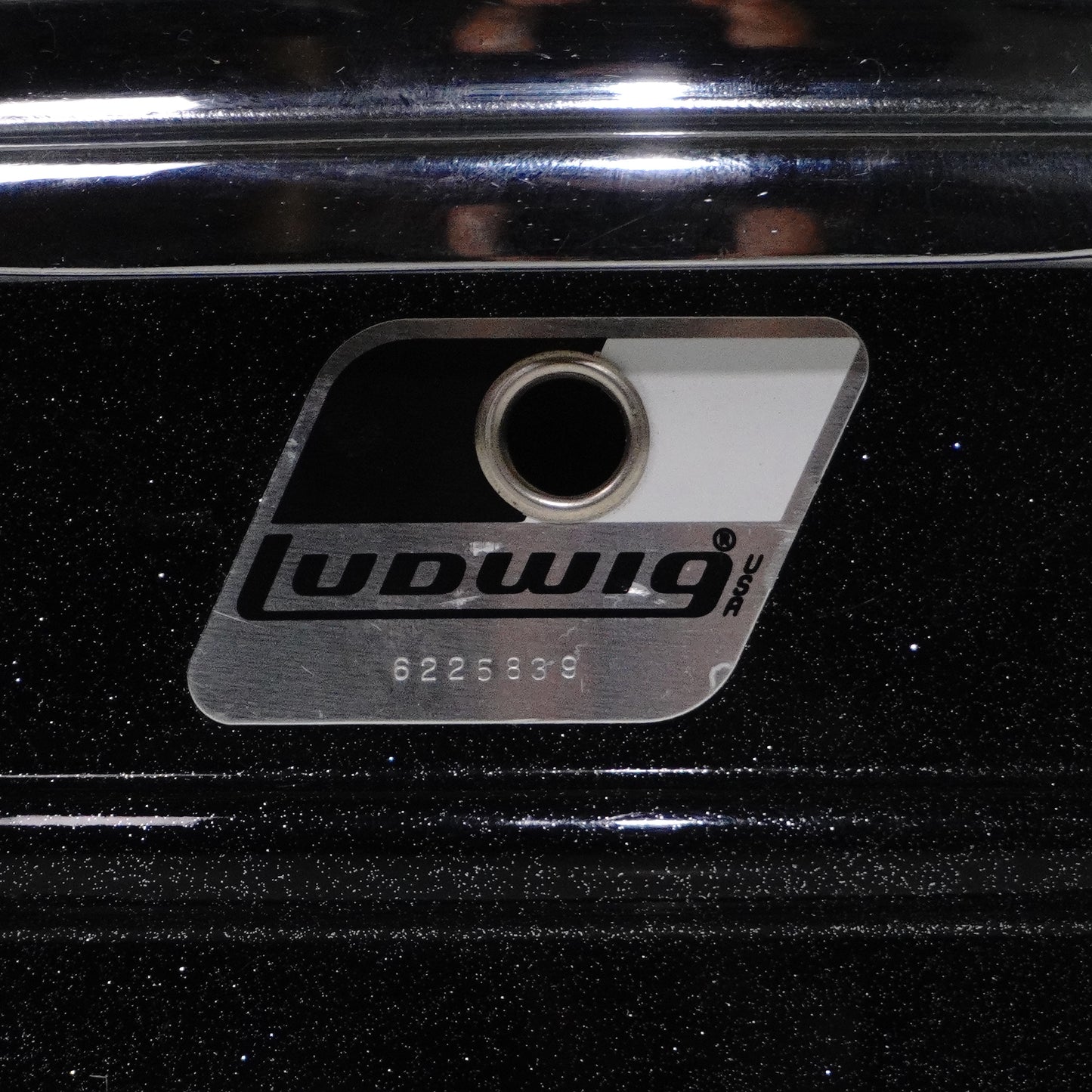 Ludwig 14” x 5” Acrolite in Galaxy Sparkle ‘Blackrolite’ 6225839