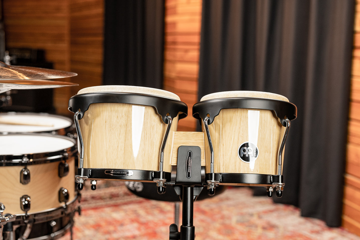 Meinl Percussion Headliner Wood Bongos Natural