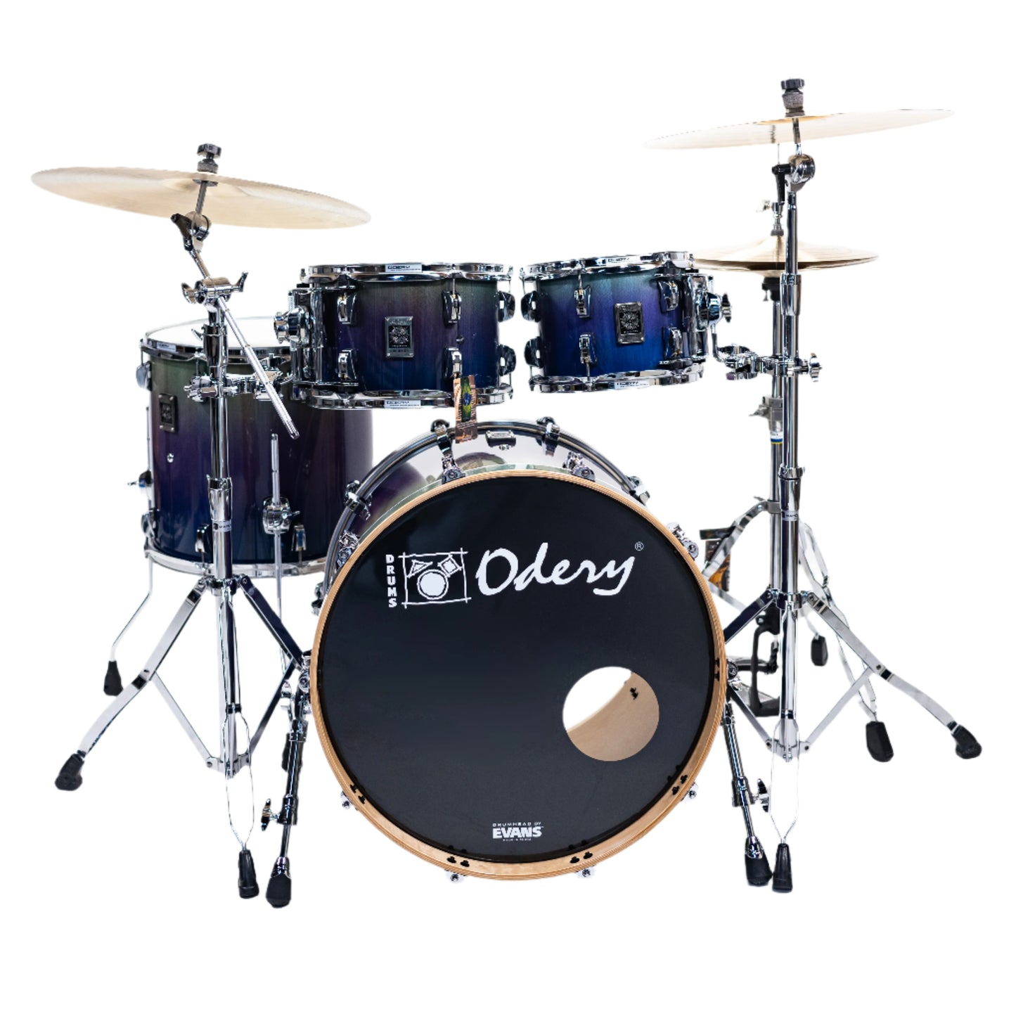 Odery - Eyedentity Series Shell Pack 22/10/12/16 in Super Blue & Purple Fade