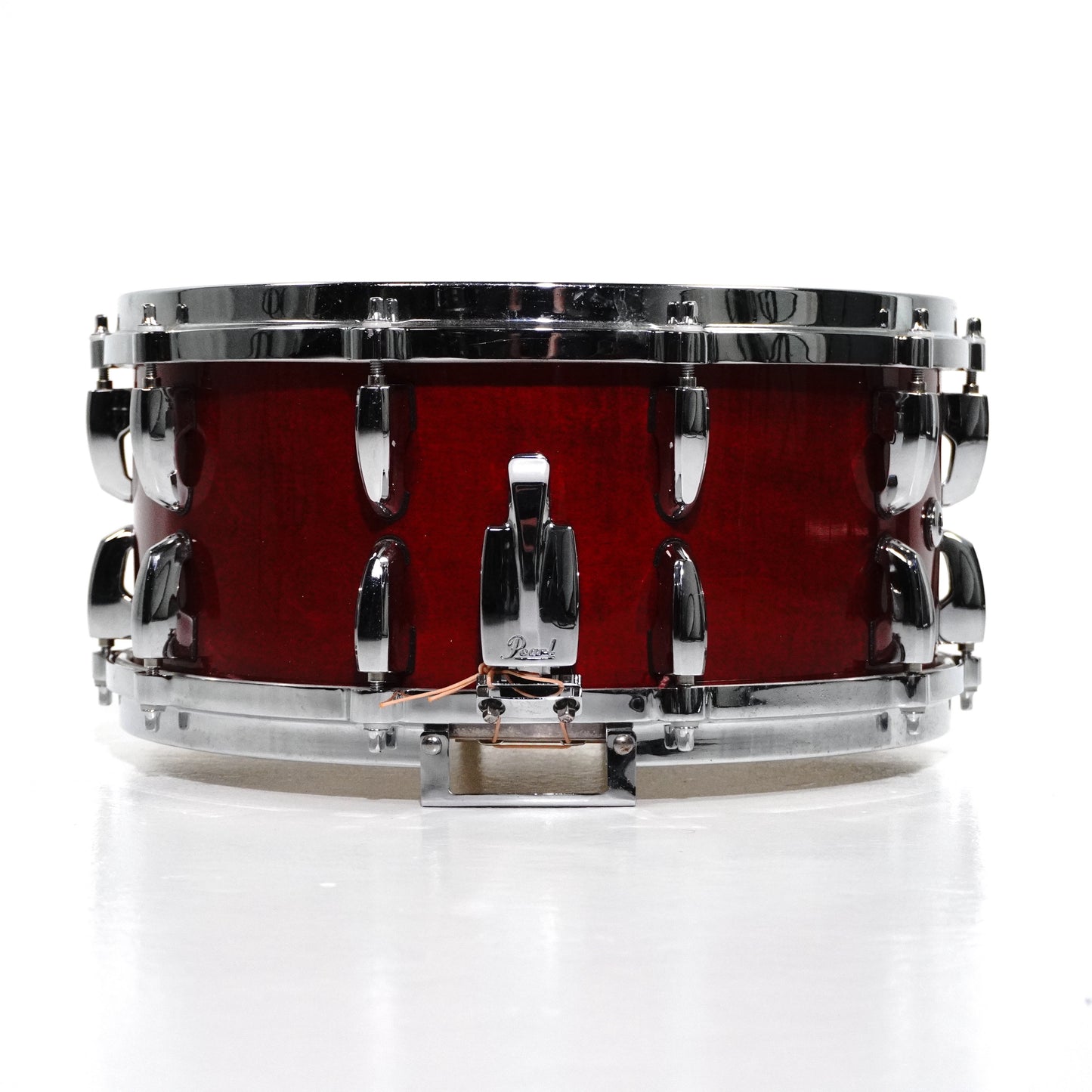Pearl Masters Custom 14” x 6.5” Maple Shell Snare Drum in Sequoia Red