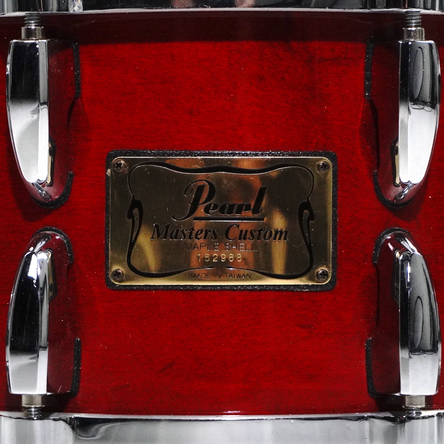 Pearl Masters Custom 14” x 6.5” Maple Shell Snare Drum in Sequoia Red