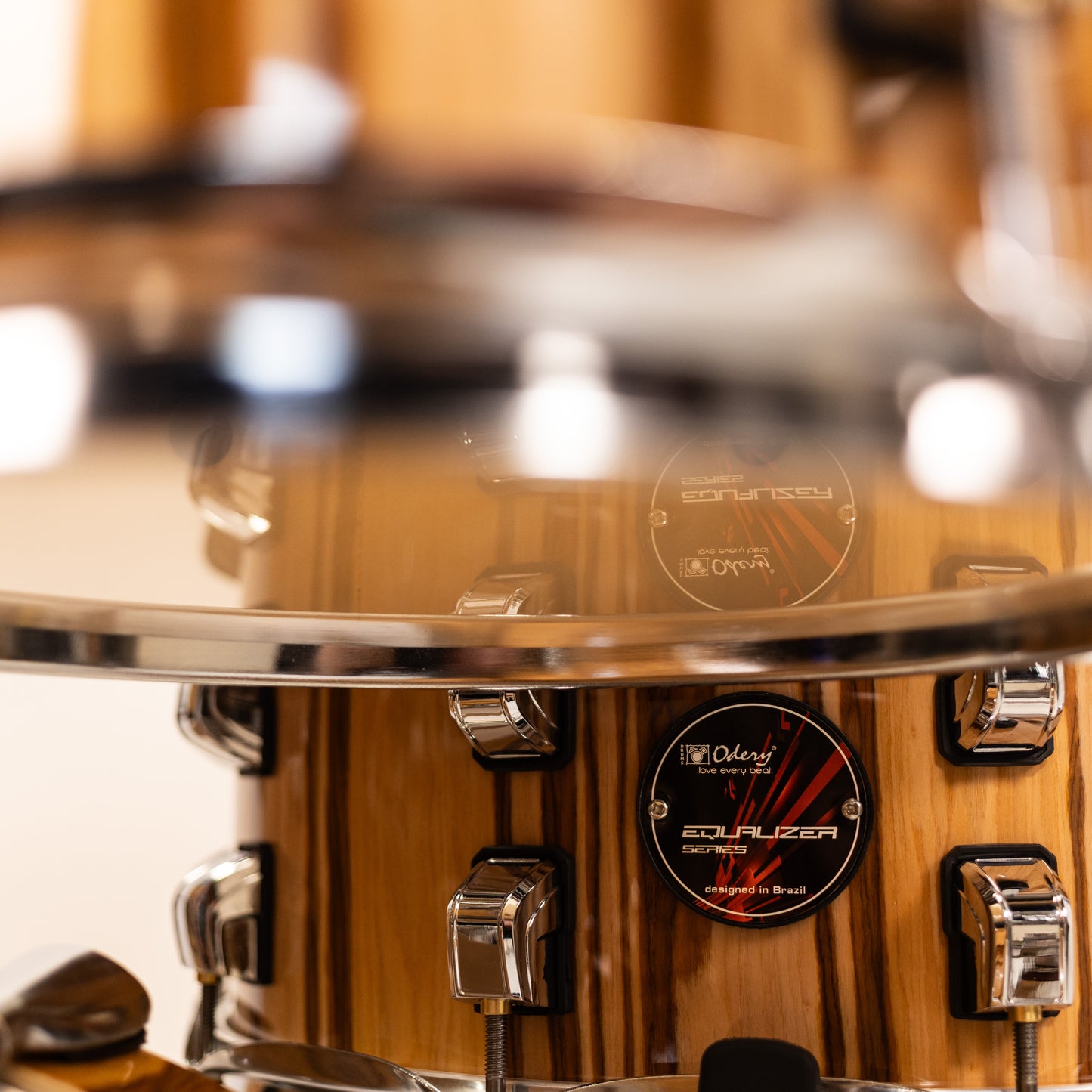 Odery - Equalizer Lacquer Series Drum Kit 22/10/12/14/16 in Pure Natural Trees + Hardware