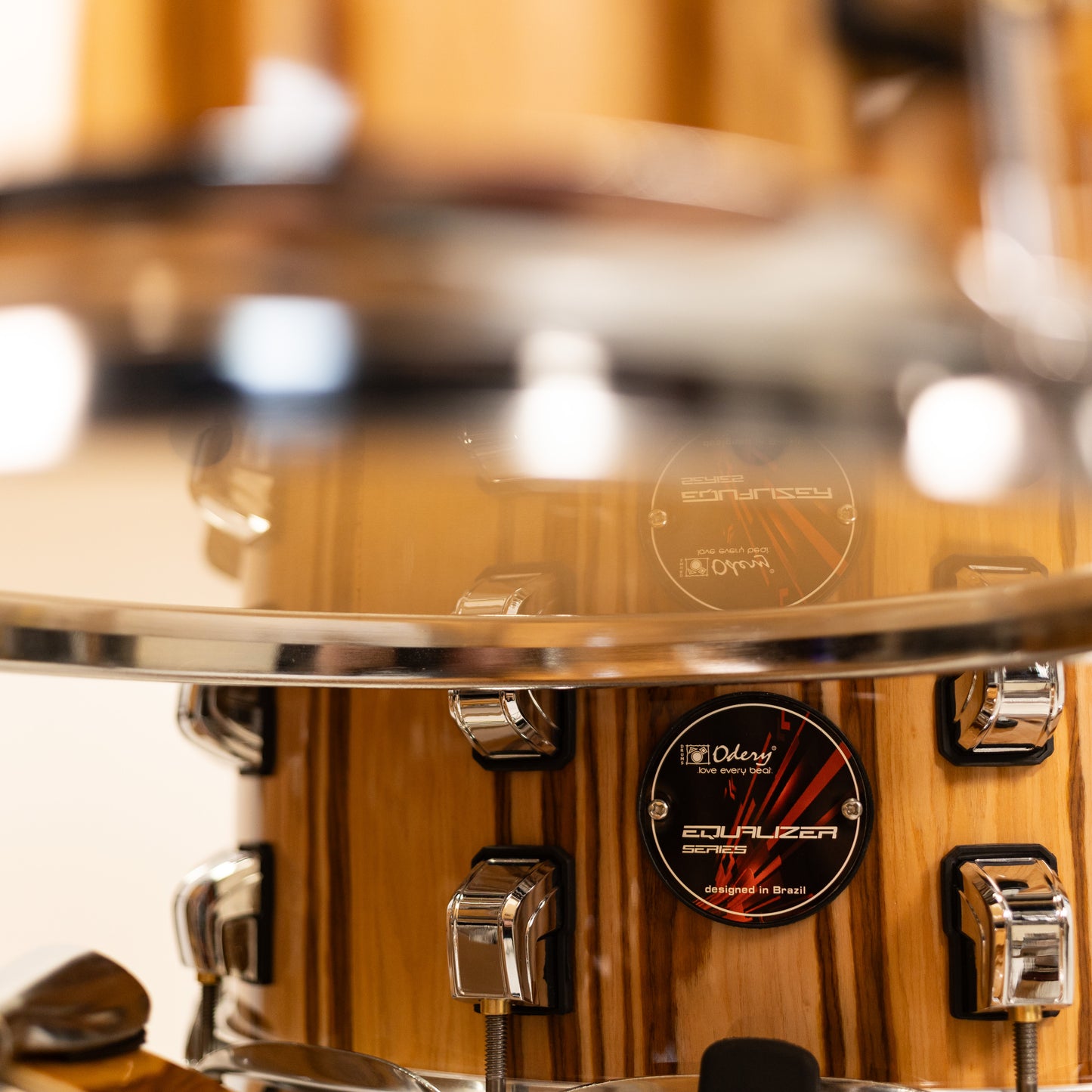 Odery - Equalizer Lacquer Series Drum Kit 22/10/12/14/16 in Pure Natural Trees + Hardware