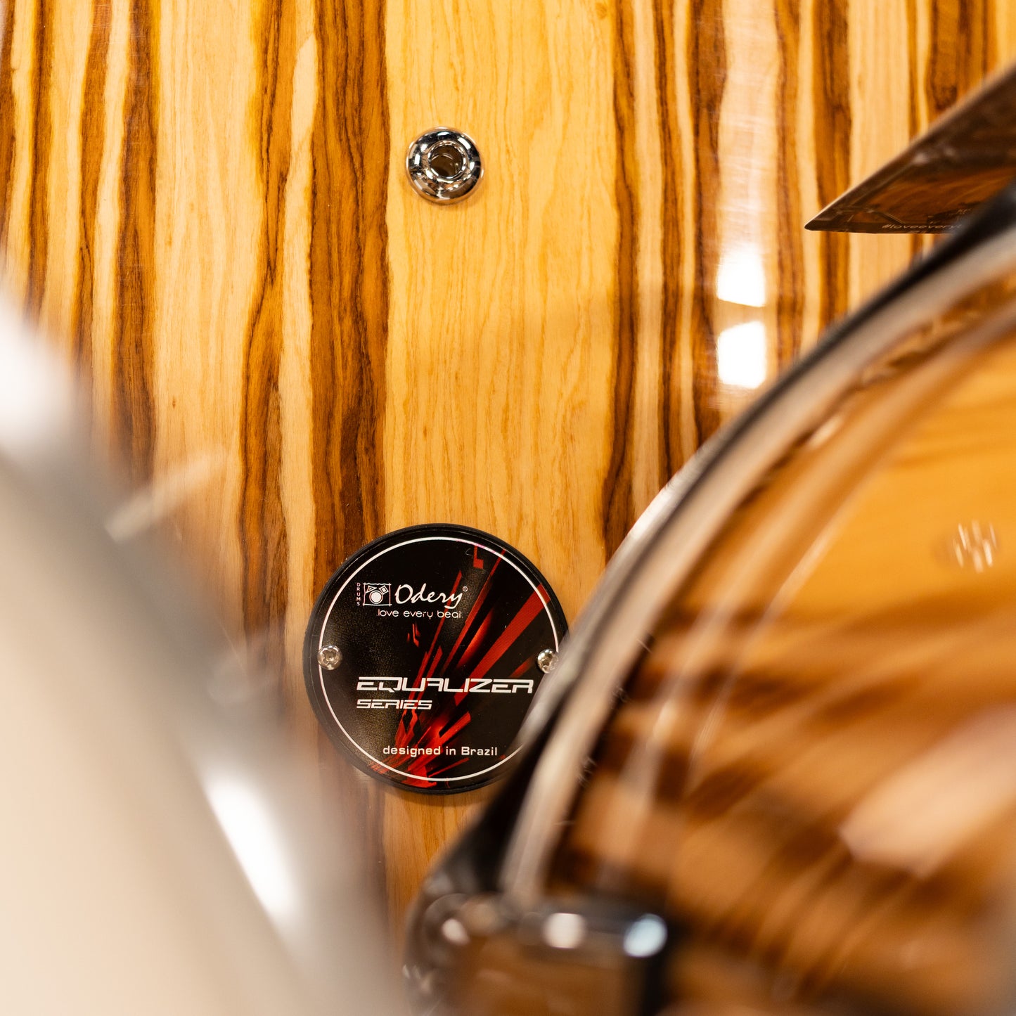 Odery - Equalizer Lacquer Series Drum Kit 22/10/12/14/16 in Pure Natural Trees + Hardware