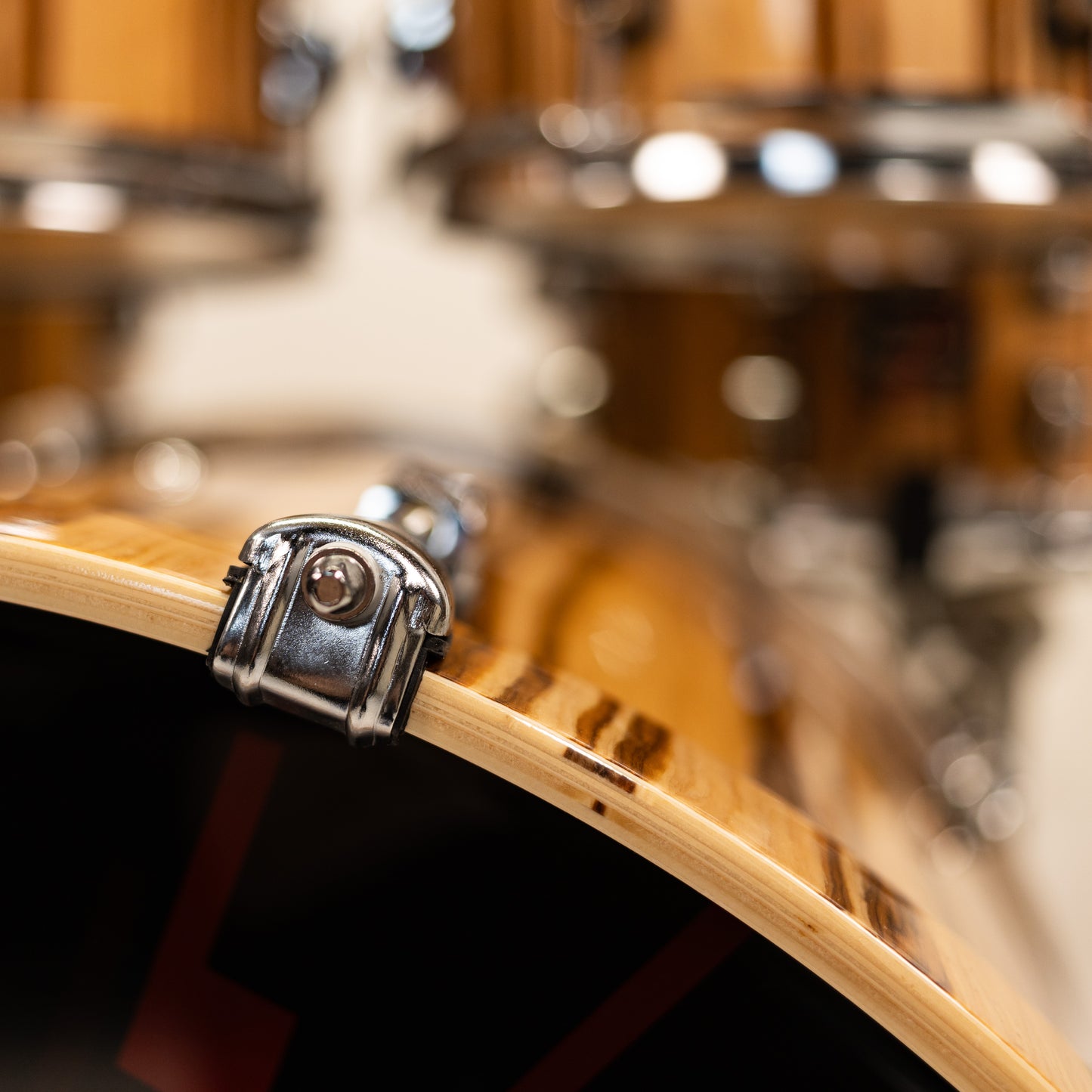 Odery - Equalizer Lacquer Series Drum Kit 22/10/12/14/16 in Pure Natural Trees + Hardware
