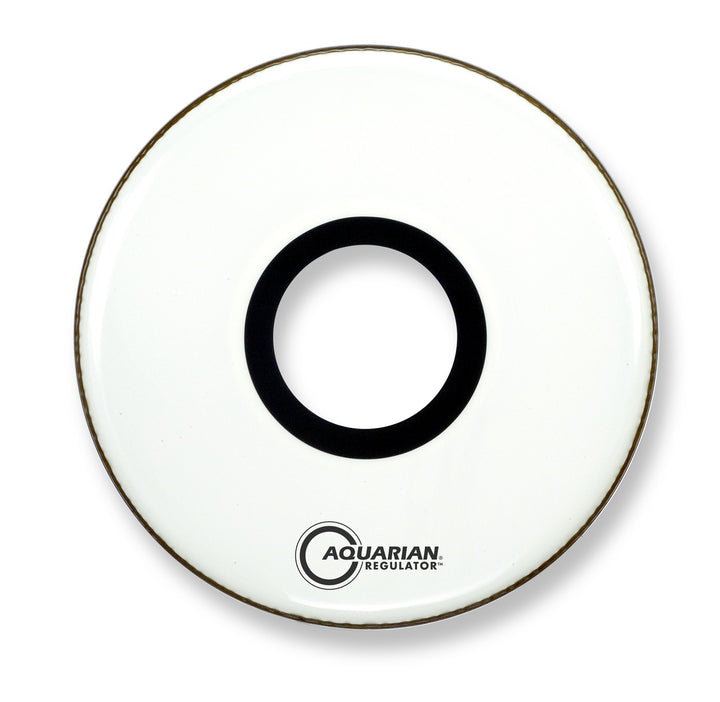 Aquarian Center Port Resonant Gloss White 20"