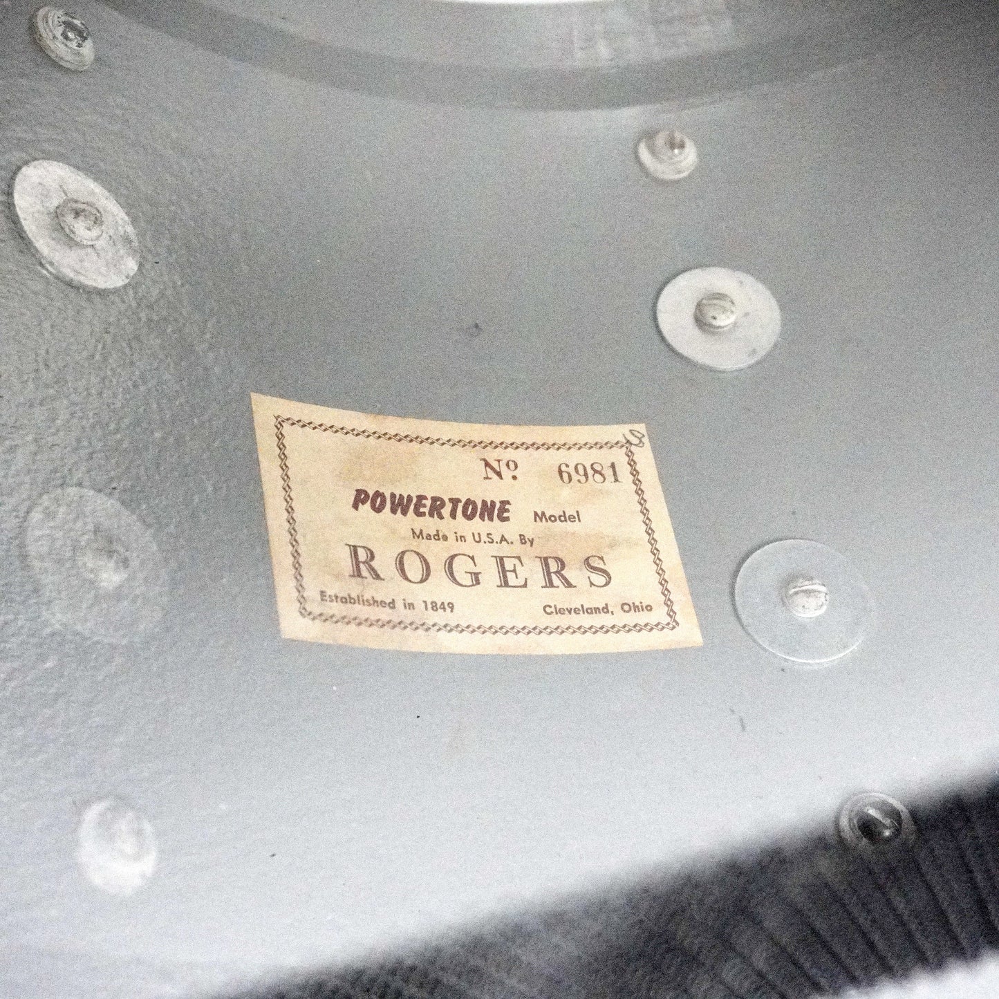 Rogers 14" x 10" Powertone Snare in Sparkling Gold