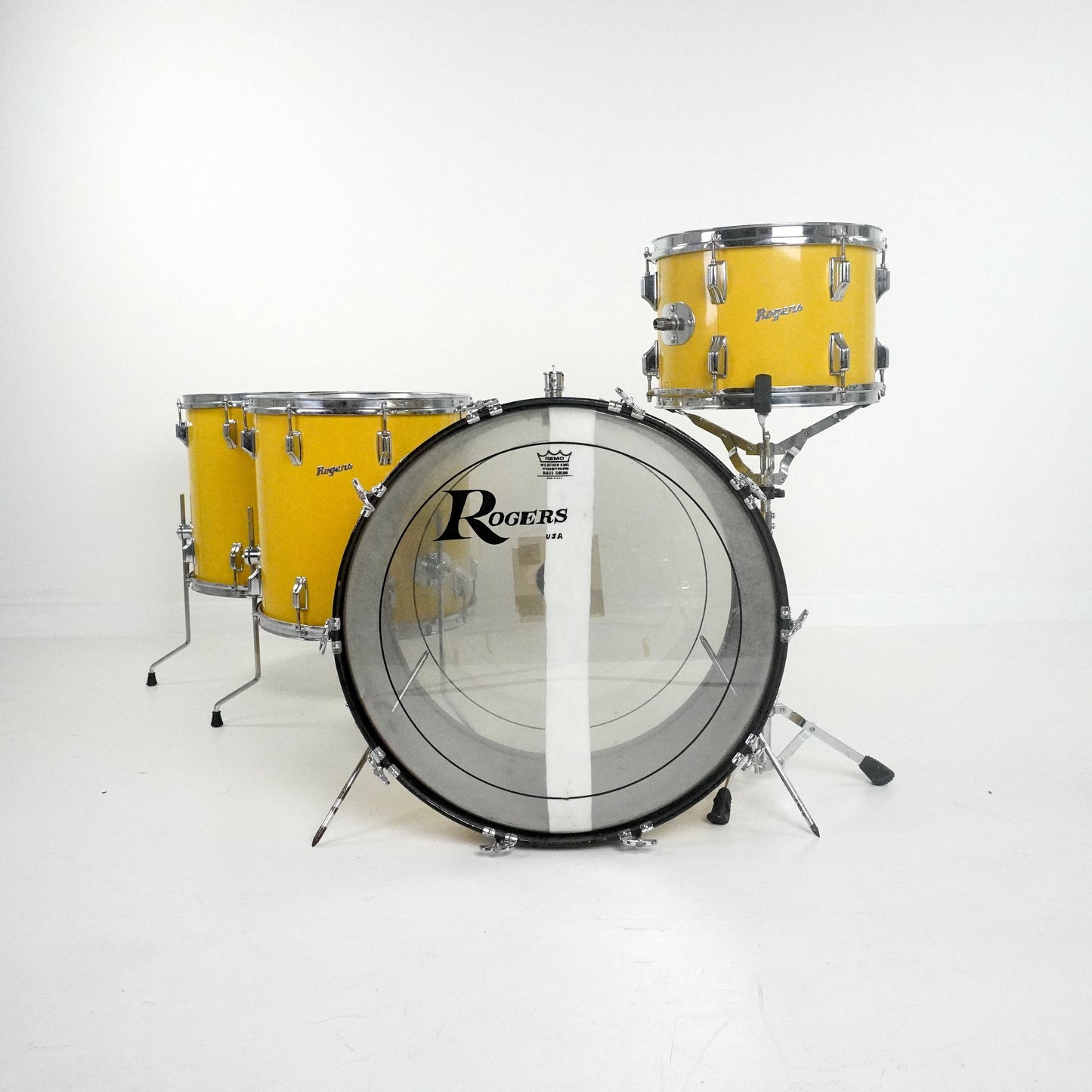 Rogers 4-Piece Ultra-Power Drum Kit in Spanish Gold (1970-1976)