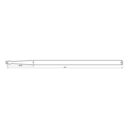 Rohema Natural 2B Hickory Drum Sticks - 613220