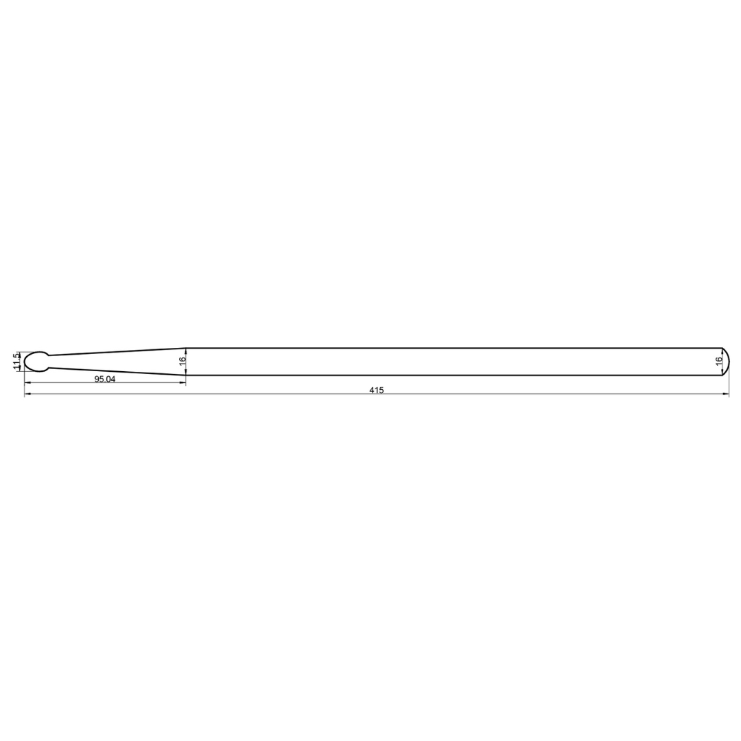Rohema Classic 2B Hickory Drum Sticks - 61322