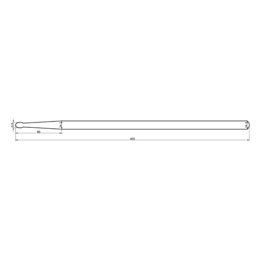 Rohema Natural 5A Hickory Drum Sticks - 613230