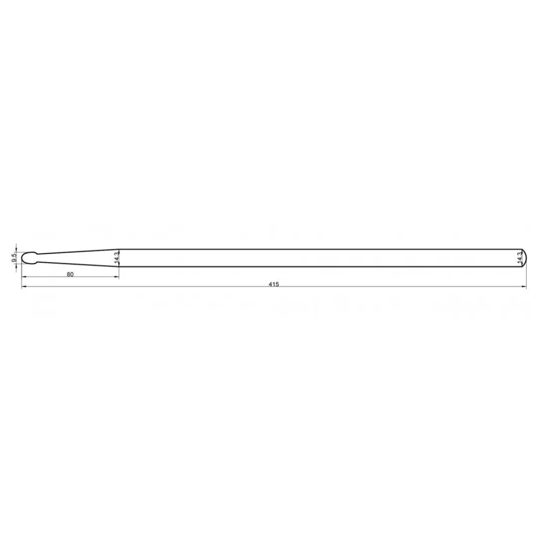 Baguettes de batterie Rohema Extreme 5AX en hickory - 61328