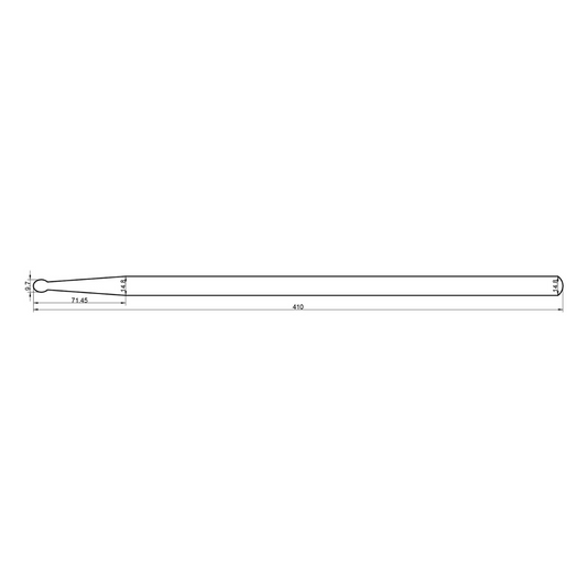 Rohema Rounded Tip WZ 707 Drum Sticks - 61361