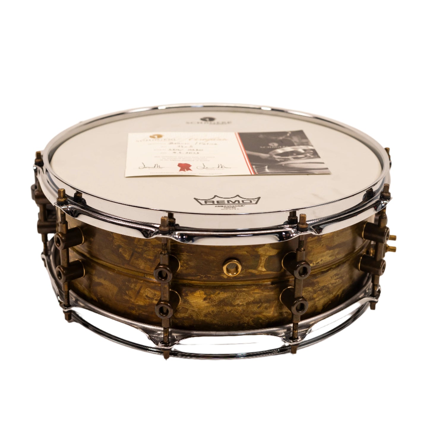 Schagerl Beaver Snare 14"x5" Brass - Patina