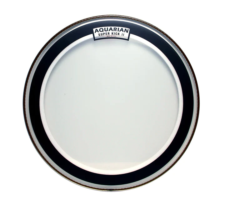 Aquarian Super Kick II Clear Bass Drum Head - SKII