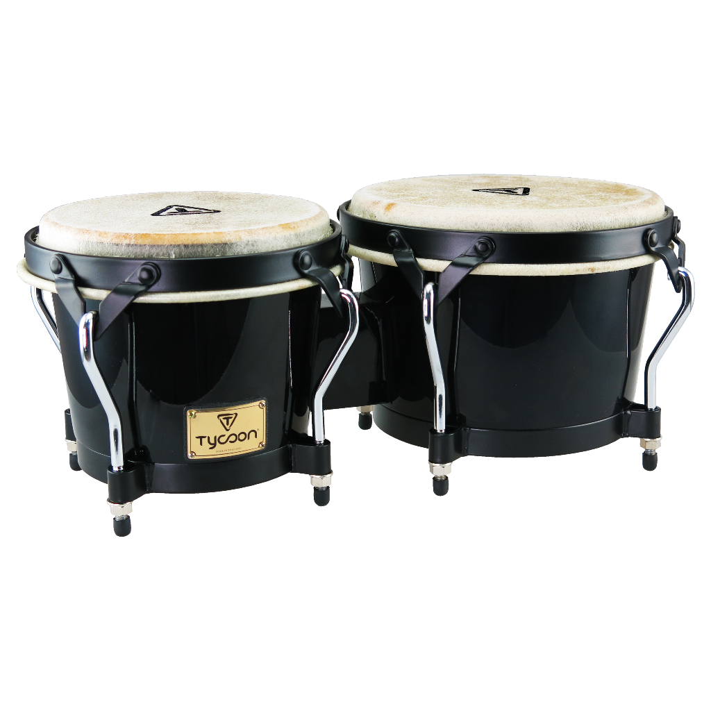 TYCOON PERCUSSION 7" & 8½" SUPREMO SERIES BONGOS - BLACK
