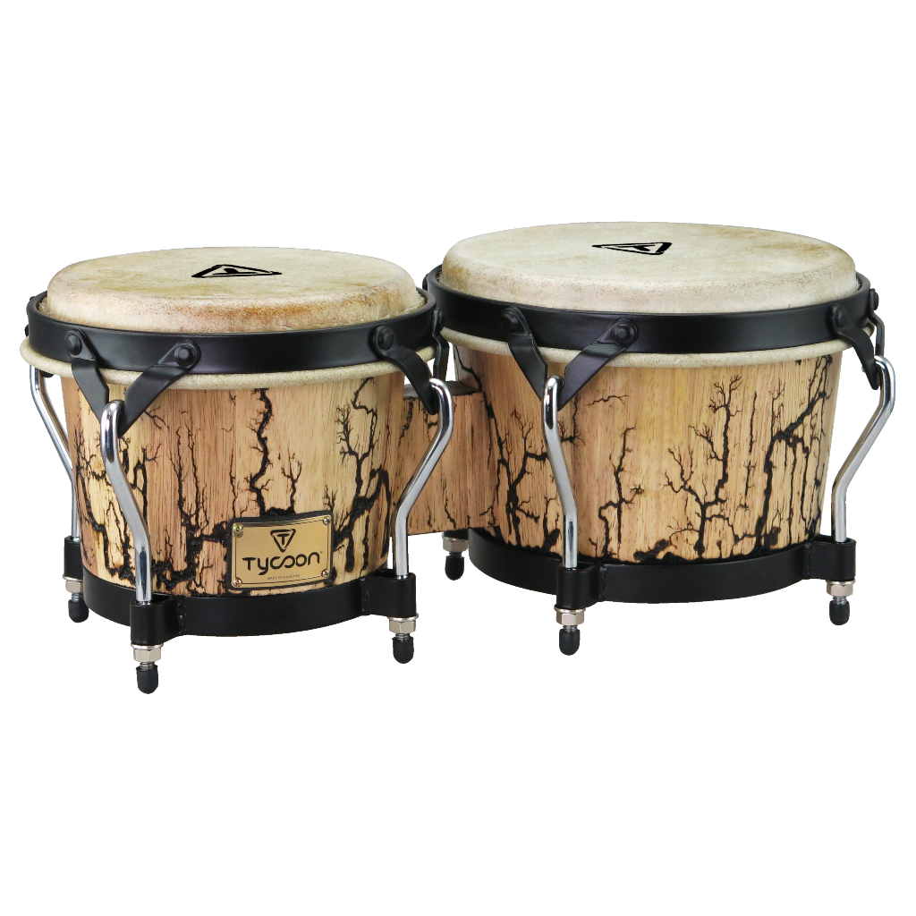 TYCOON PERCUSSION 7" & 8½" SUPREMO SELECT SERIES BONGOS - WILLOW FINISH