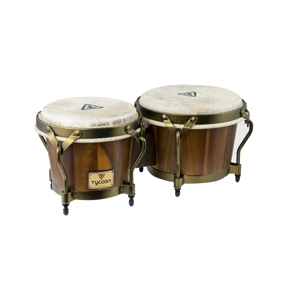 TYCOON PERCUSSION 7" & 8½" SUPREMO SELECT SERIES BROAD LEAF ACACIA BONGOS