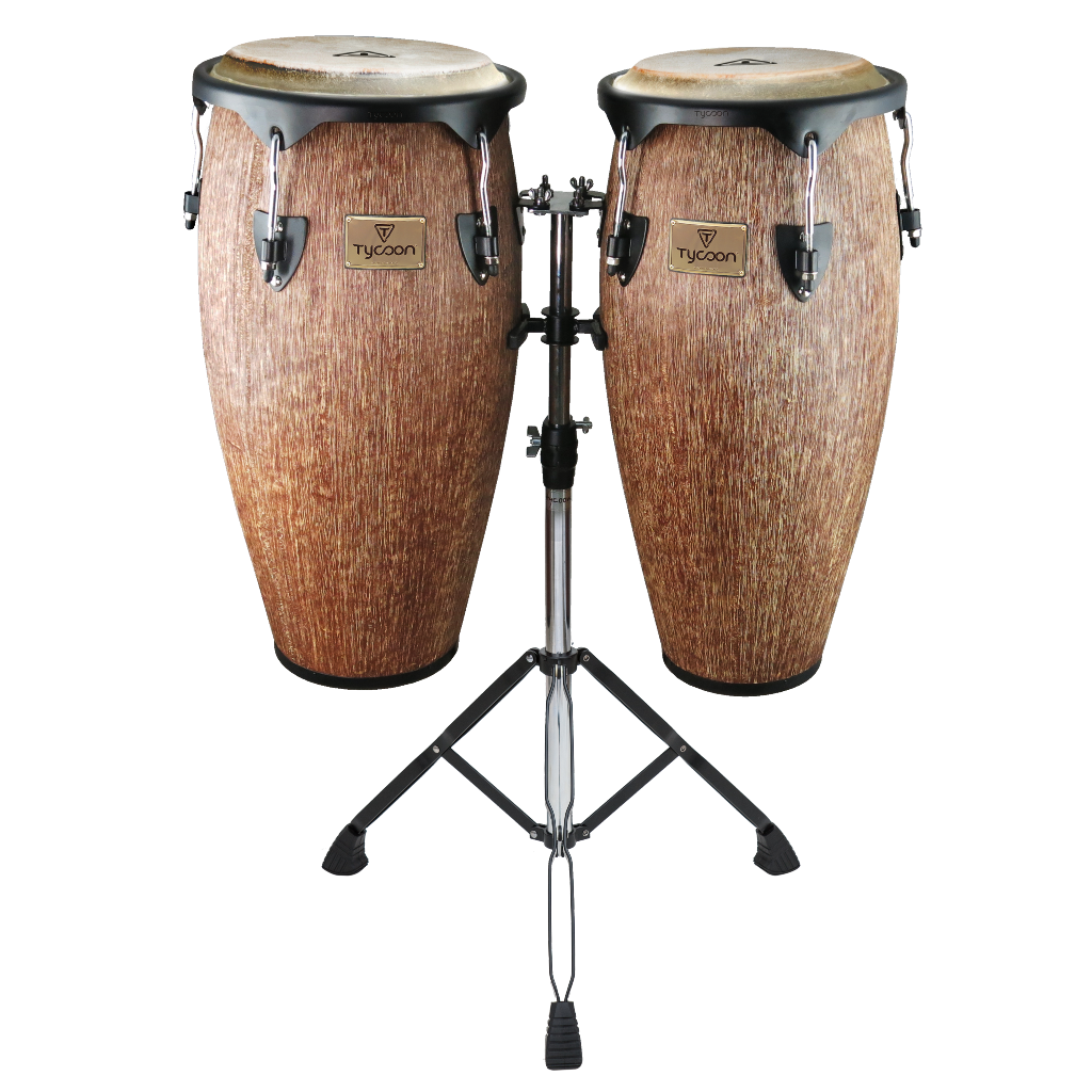 SUPREMO SELECT ISLAND PALM SERIES 10"&11" CONGAS WITH DOUBLE STAND
