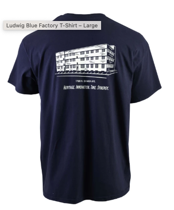 Ludwig Blue Factory T-Shirt