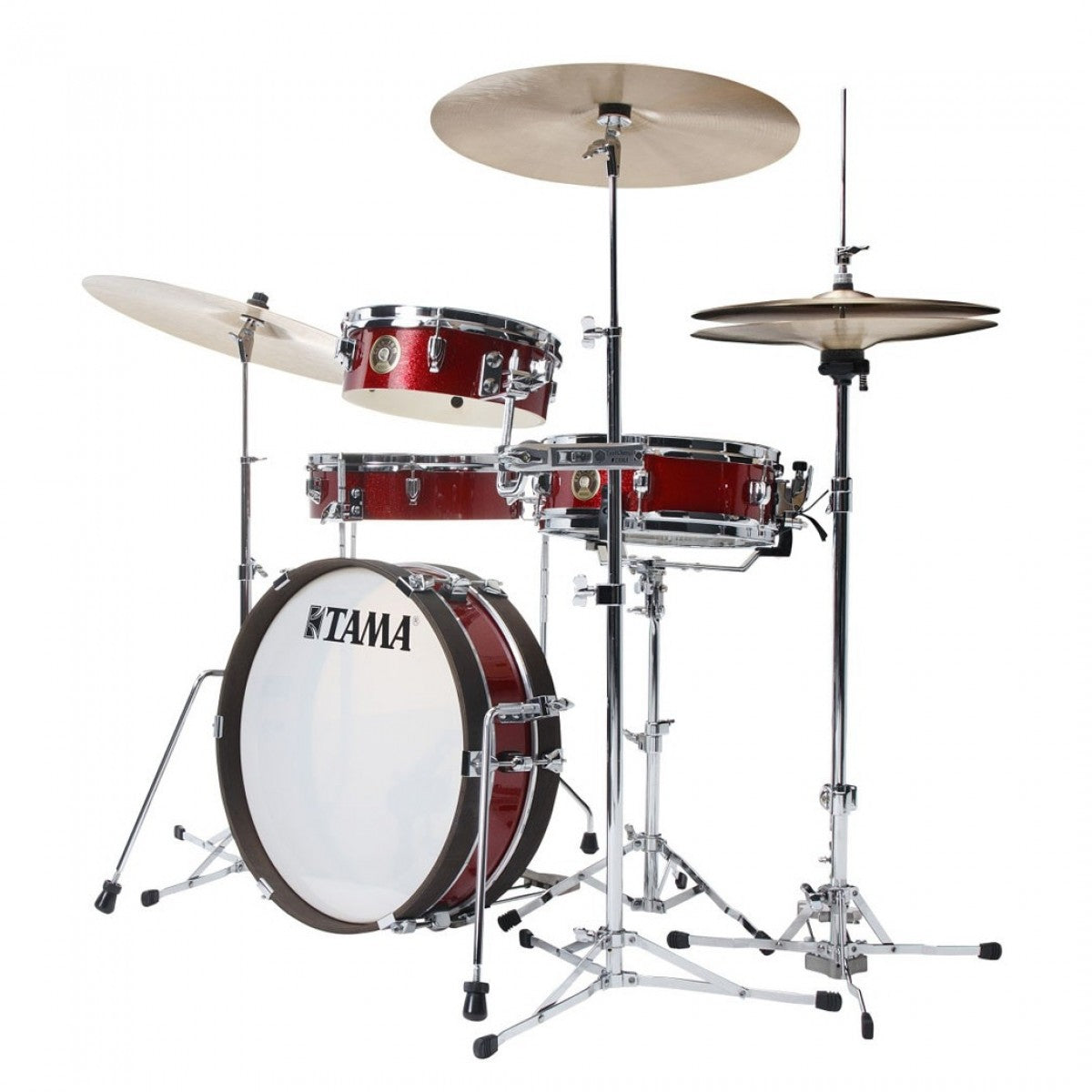 Tama Club-JAM Pancake 18" 4pc Shell Pack, Burnt Red Mist
