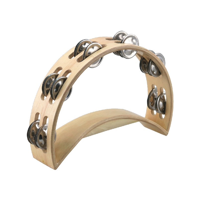 TYCOON DELUXE WOODEN MOON TAMBOURINE