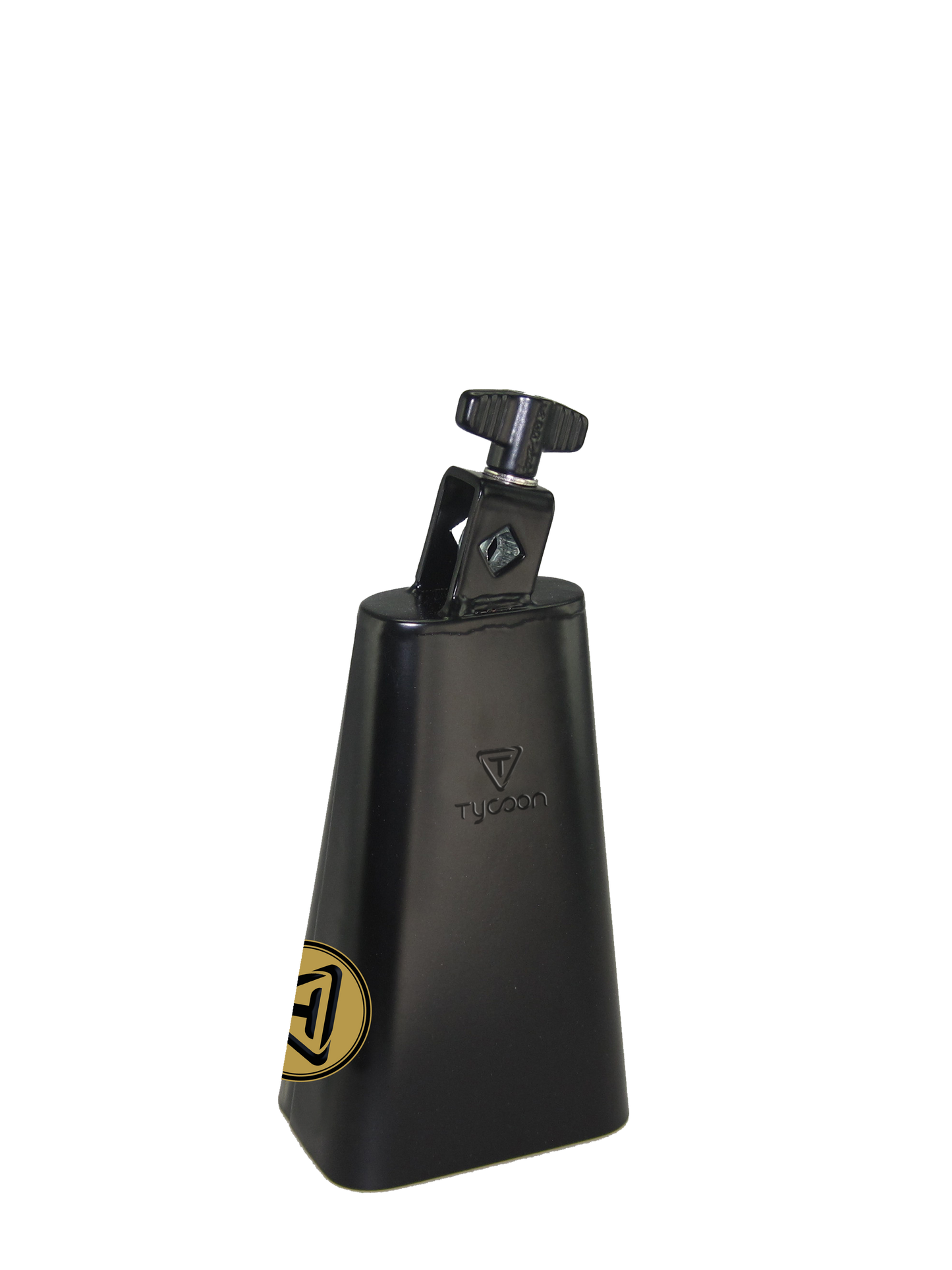 TYCOON 6½" BLACK POWDER-COATED COWBELL