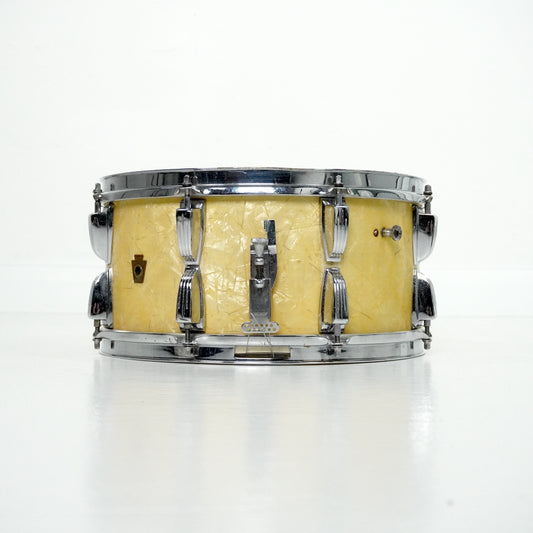 WFL 14” x 6.5” Festival Snare Drum in White Marine Pearl