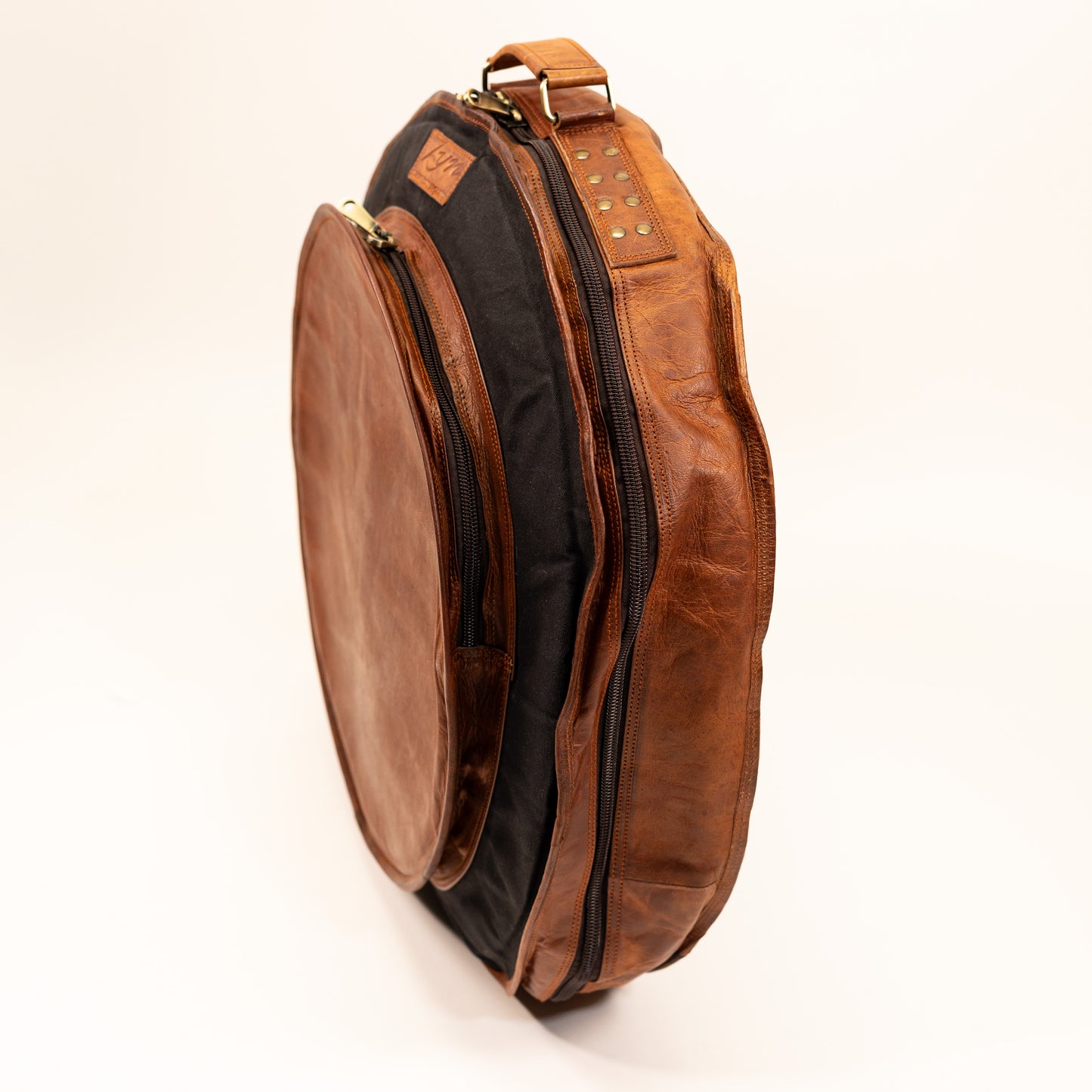 ZYN Luxury Cymbal Bag 23" Leather Canvas Cymbal Backpack/ Case