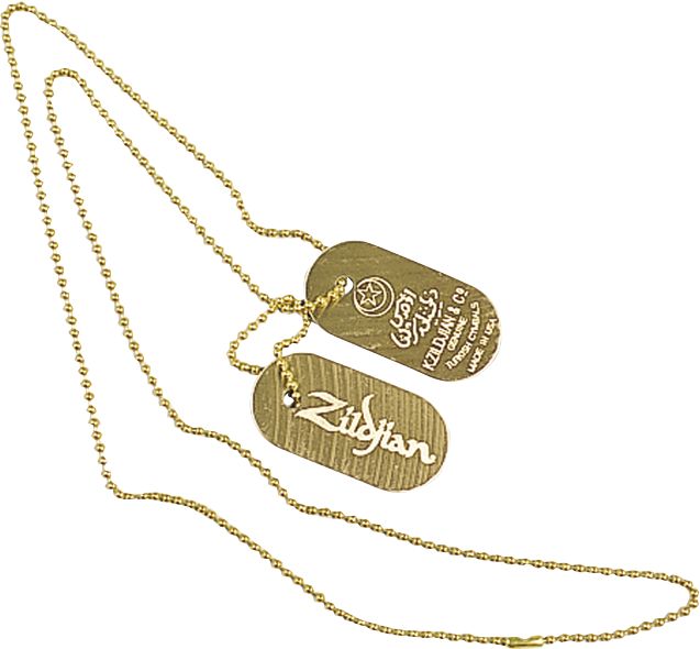Zildjian Real Cymbal Dog Tag