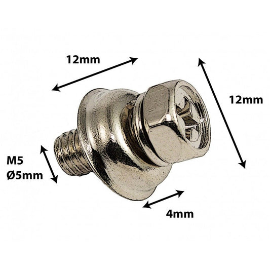 SD M5 Befestigungsschrauben für Metallgehäuse (10er-Pack) - MSC5