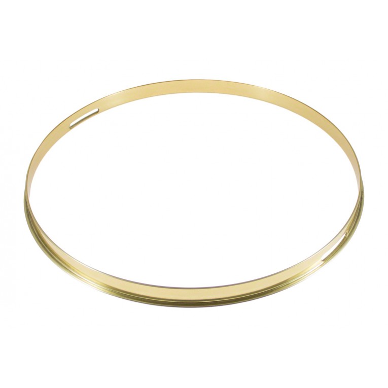 SD 2.3mm Single Flange Brass Drum Hoop (Raw Brass) - HSFB23-RA