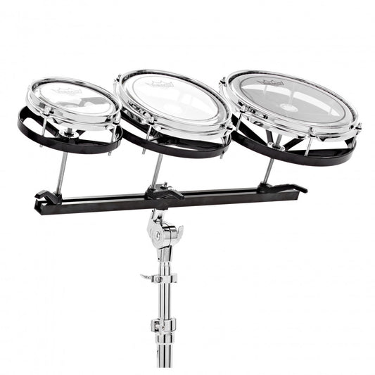 Remo 6'', 8'' and 10'' Rototom Set With Stand - Ex Display