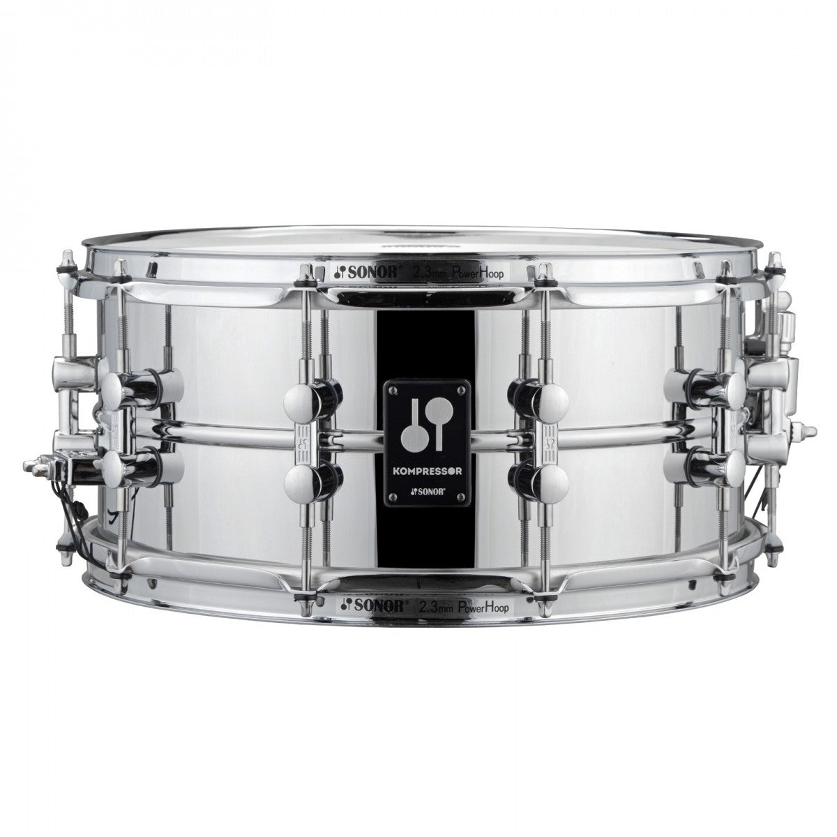 Sonor - Kompressor Snare Drum 14" x 6.5" Steel In Chrome Plated Finish