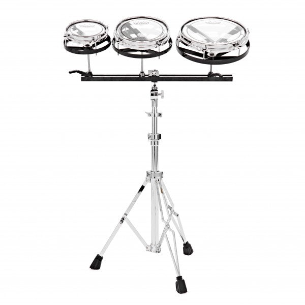 Remo 6'', 8'' and 10'' Rototom Set With Stand - Ex Display