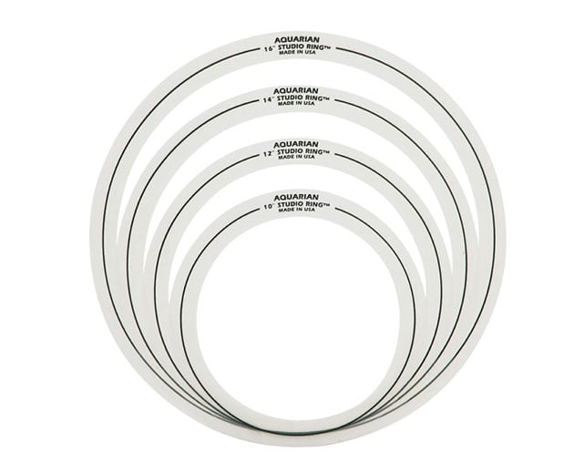 Aquarian SR Set 2 Studio Rings 1 Each 10", 12", 14", 16"