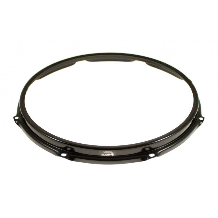 S-HOOP SH148B-BLK SPANNRAHMEN 14" 8 LÖCHER RESONANZ-SNARE-DRUM - SCHWARZ