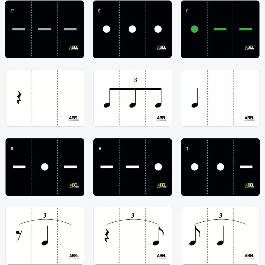 ABEL Rhythm Dominoes ️ - Playing Cards deck
