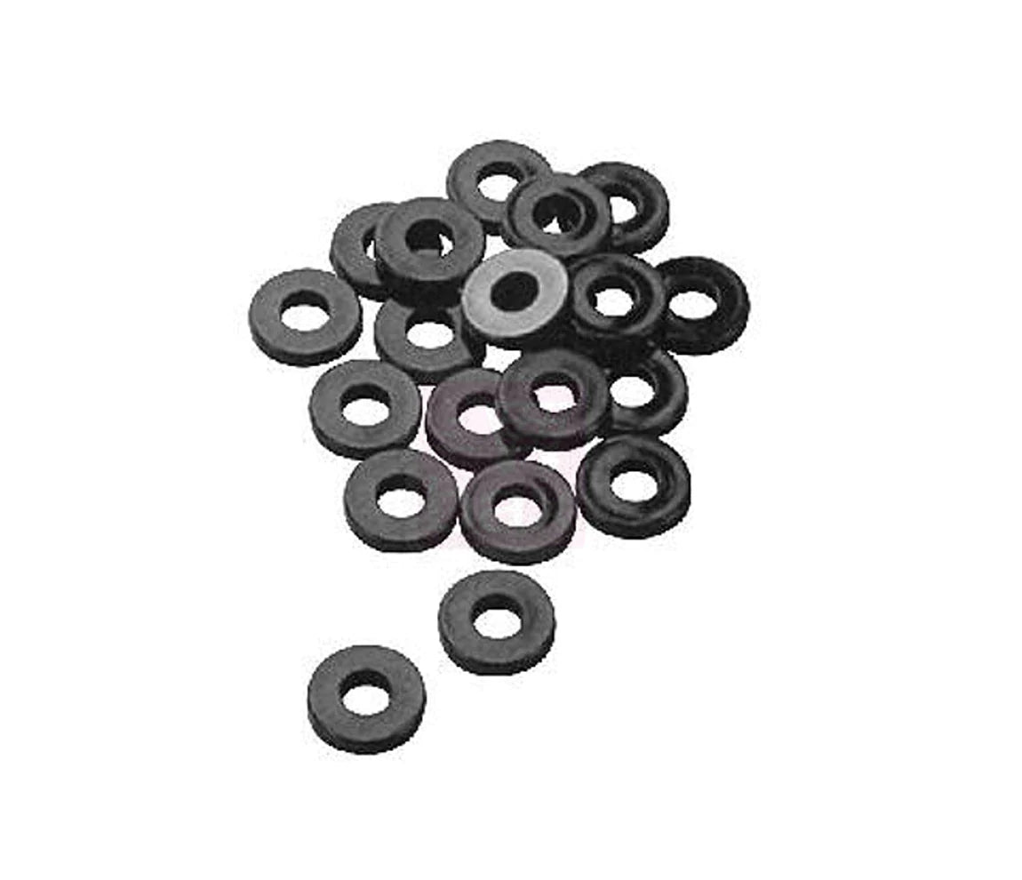 Pearl Black Nylon Washers - NLW-12B/12