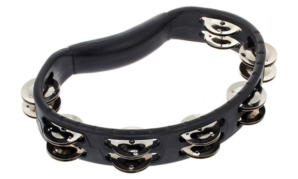 Meinl Headliner Series Handheld ABS Tambourine 2 Rows, Black