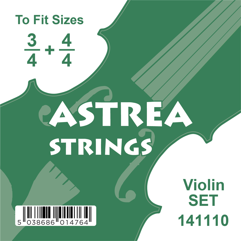 Jeu de cordes pour violon Astrea 3/4-4/4