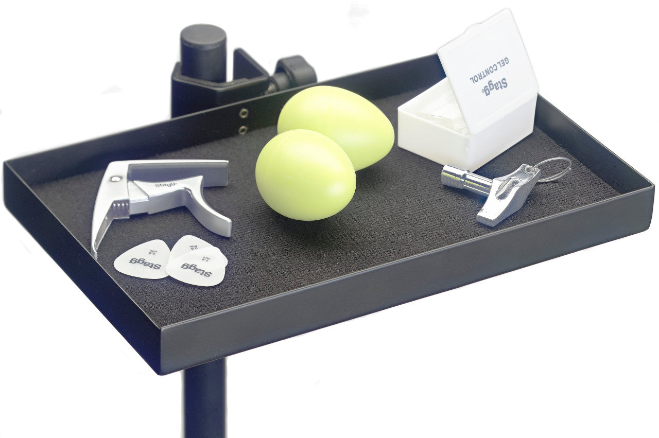 Stagg Accessory tray with clamp for stand - ACTR-2515