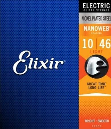 Elixir Nanoweb 10 - 46 Electric Guitar Strings