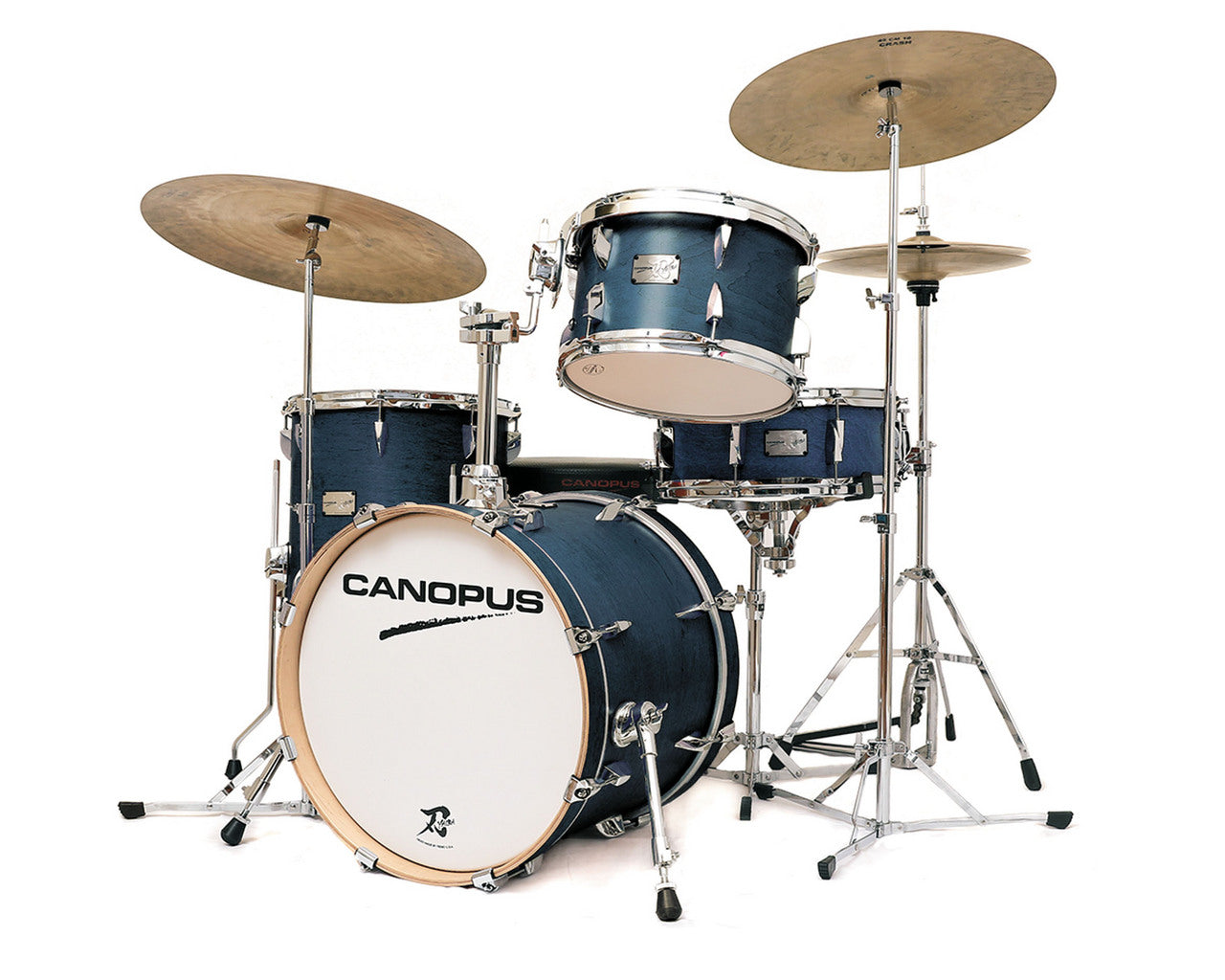 Canopus 3-teiliges Yaiba II 'Bop' Schlagzeug-Set ohne Snare Drum