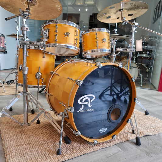 Angel Drums - Block Segmented Maple Drum Kit 22/10/12/14