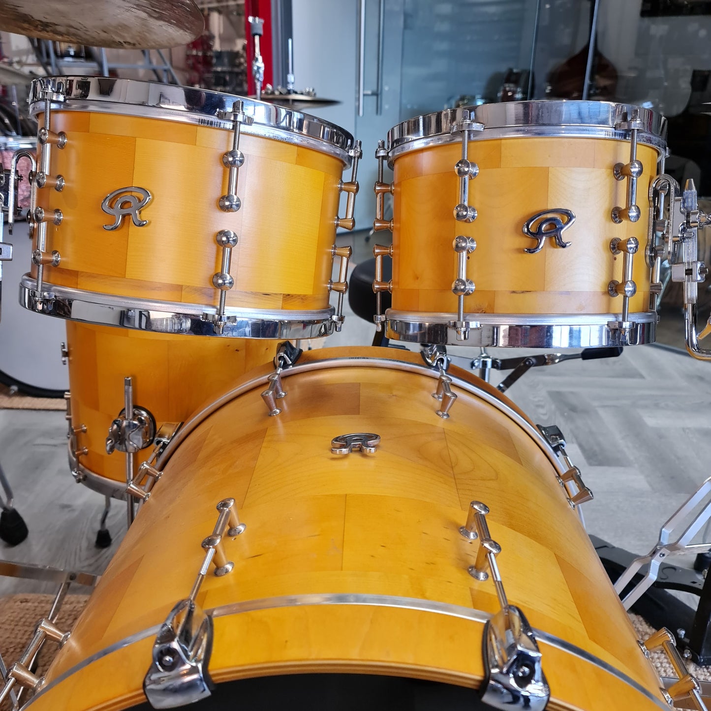 Angel Drums - Block Segmented Maple Drum Kit 22/10/12/14