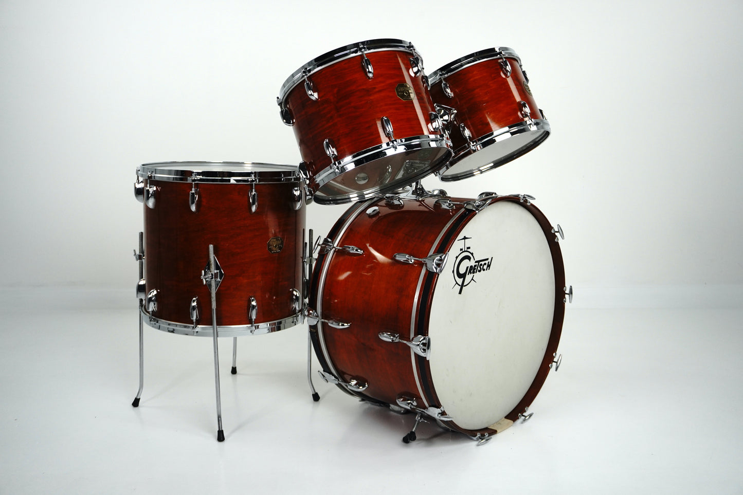 Gretsch USA ‘Stop Sign’ 4-Piece Kit in Rosewood