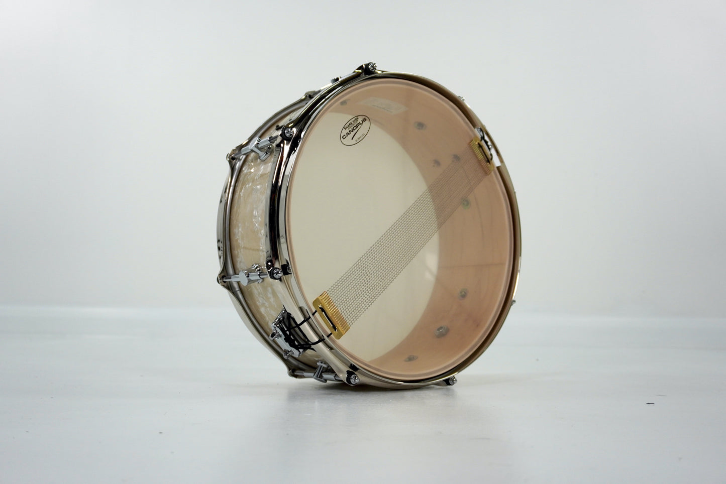 Canopus NV50 M1 14 x 5,5 Snare-Piano, Weiß
